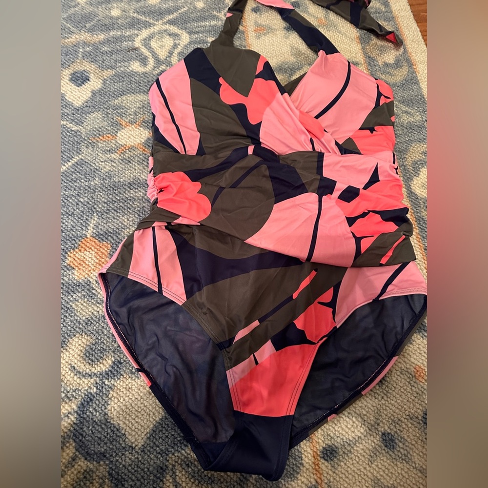 Boden NWOT women's halter one piece bathing suit